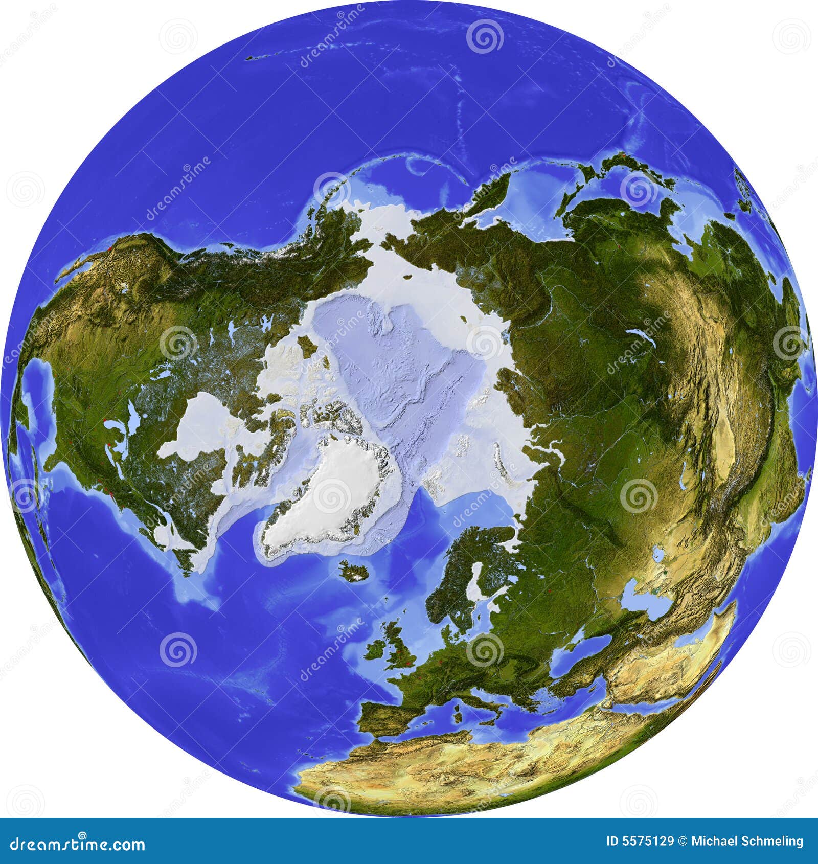 Globe, shaded relief stock illustration. Illustration of chart 5575129