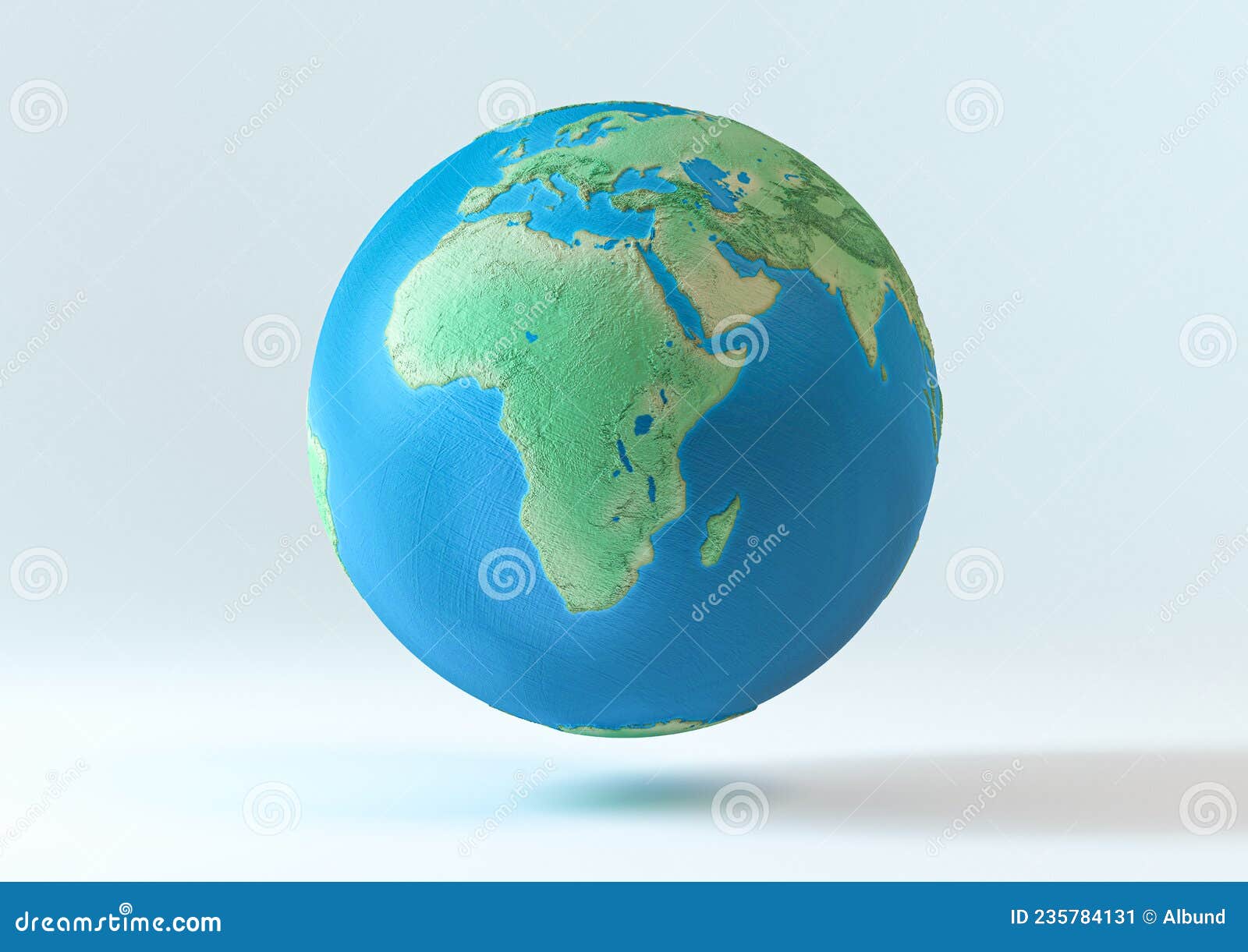 Globe terrestre stylisé illustration stock. Illustration du