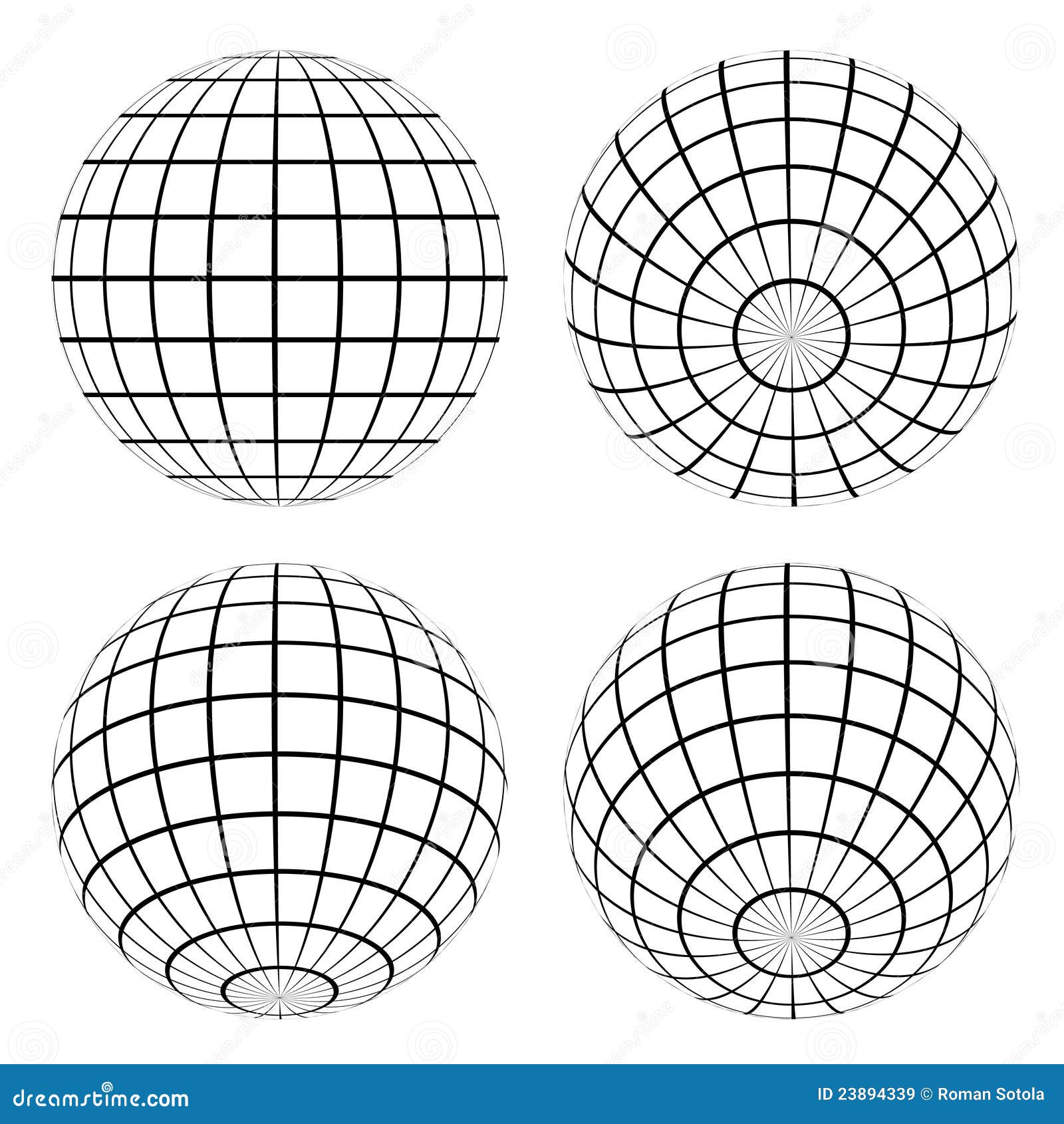 Globes - illustration for the web