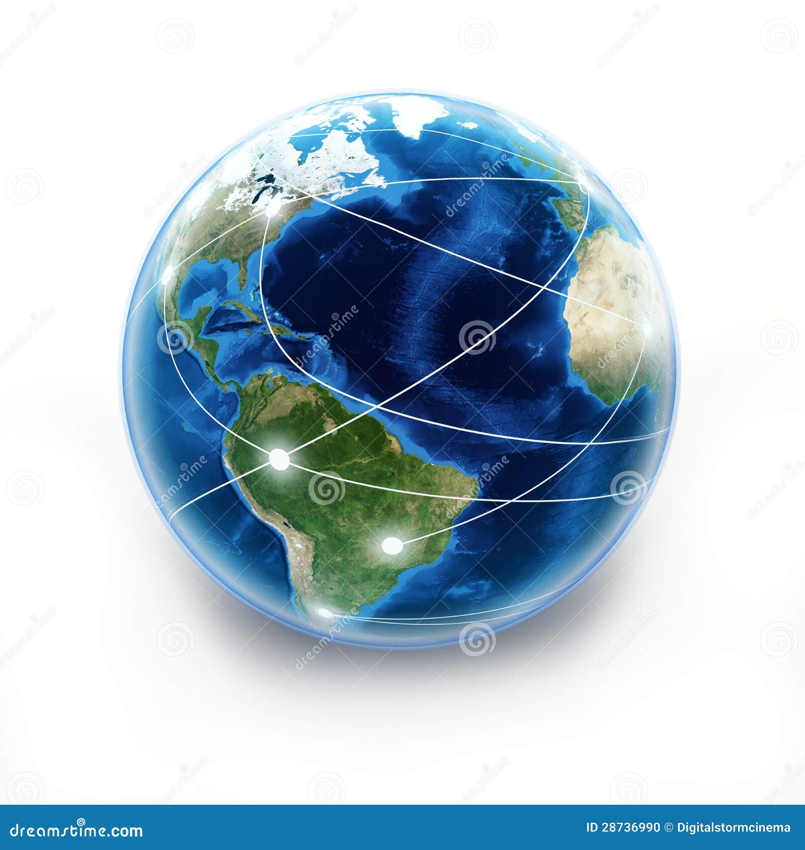 Globo Terráqueo De Internet Stock de ilustración - Ilustración de océano,  imagen: 28736990, image size:1600x1690