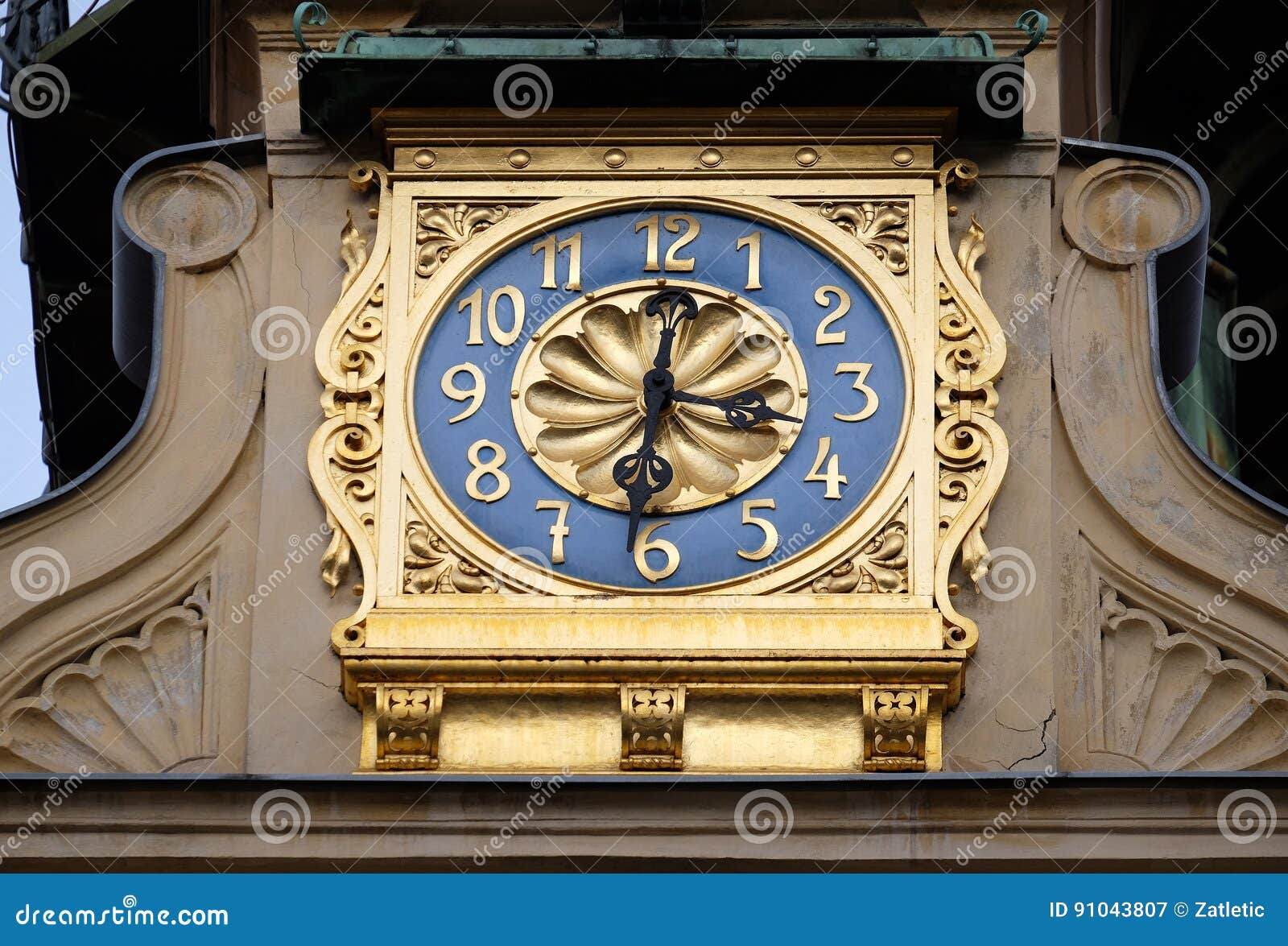 Glockenspiel clock in Graz stock image. Image of travel 91043807