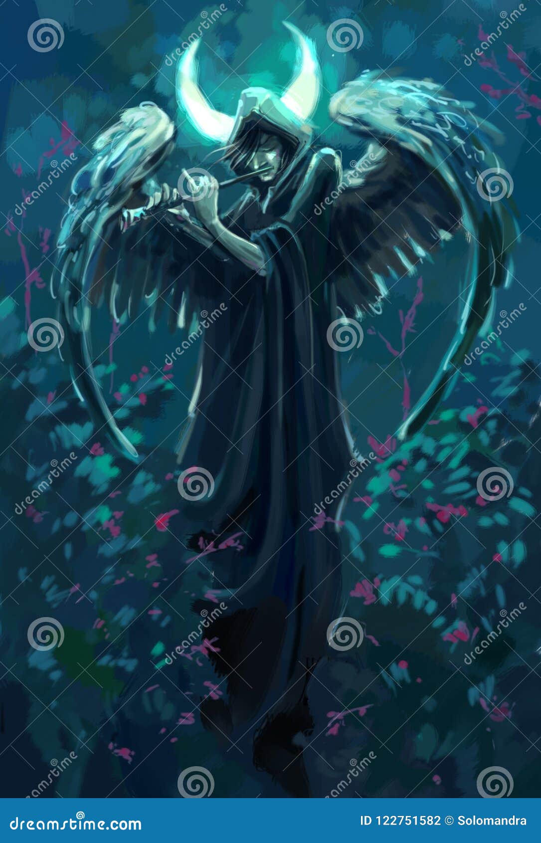 Angel Moon Stock Illustrations 2 0 Angel Moon Stock Illustrations Vectors Clipart Dreamstime