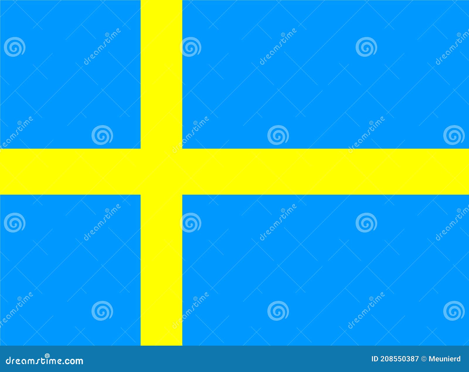 glossy galss flag of sweden