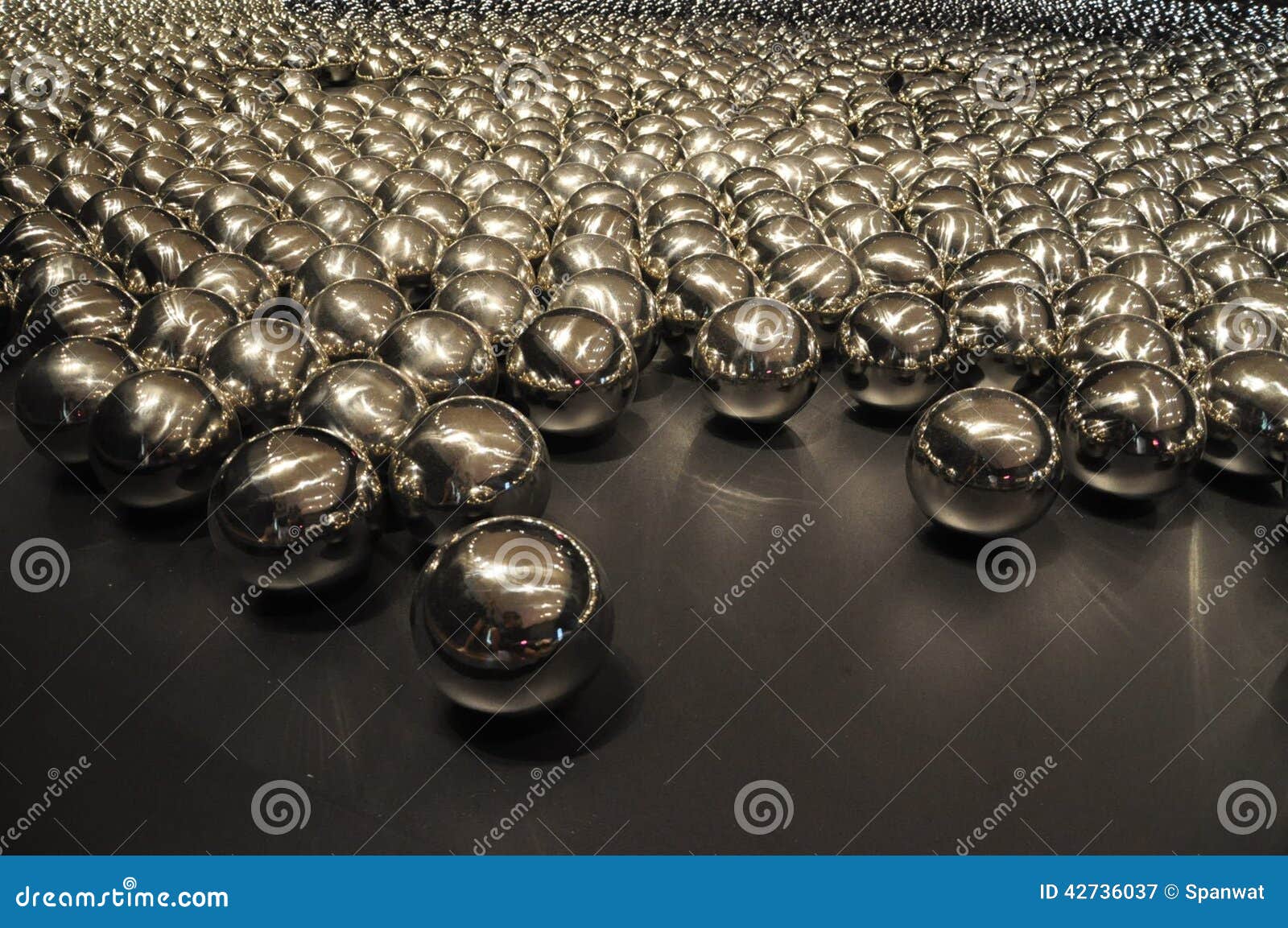 Glossy Metal Ball stock image. Image of atom, glossy 42736037