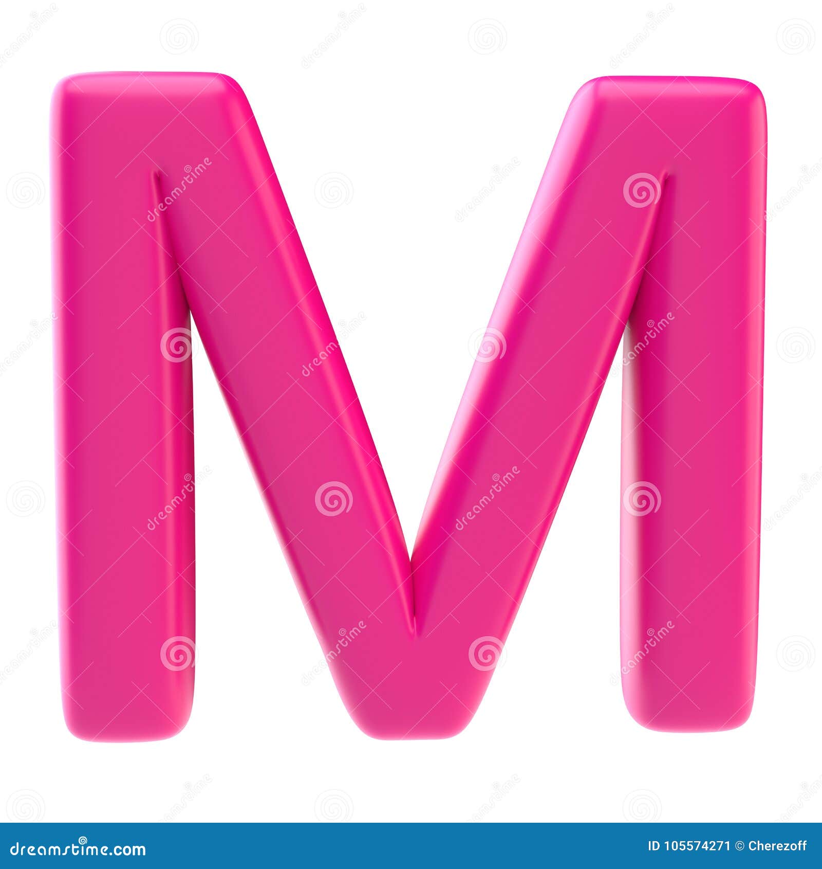 Glossy Pink Letter Uppercase Stock Illustration - Illustration of ...