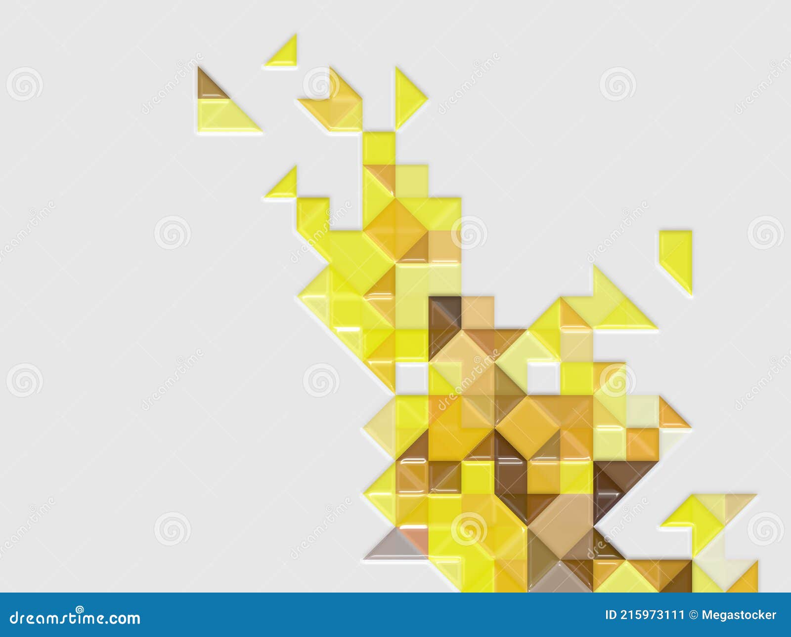 Glossy Tiles Color Abstract Background Stock Illustration