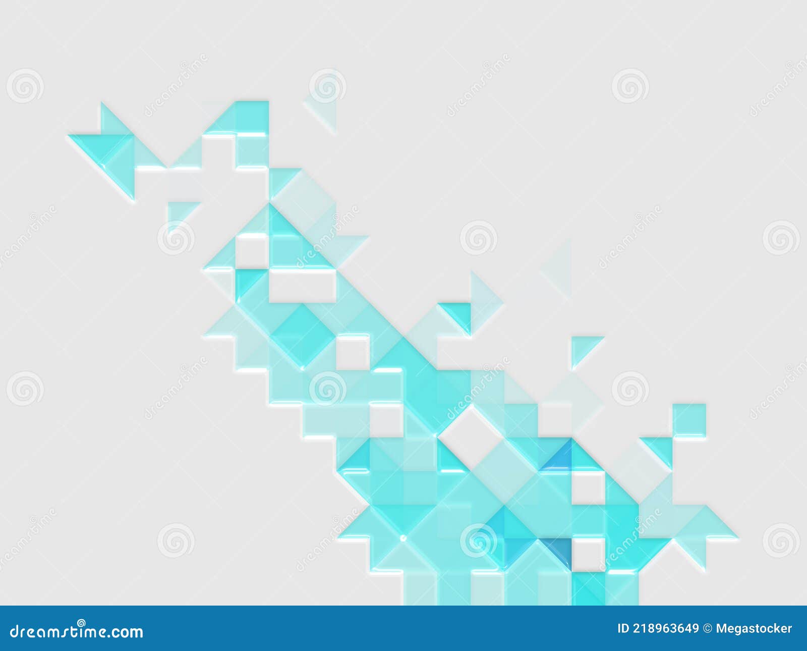 Glossy Tiles Color Abstract Background Stock Illustration