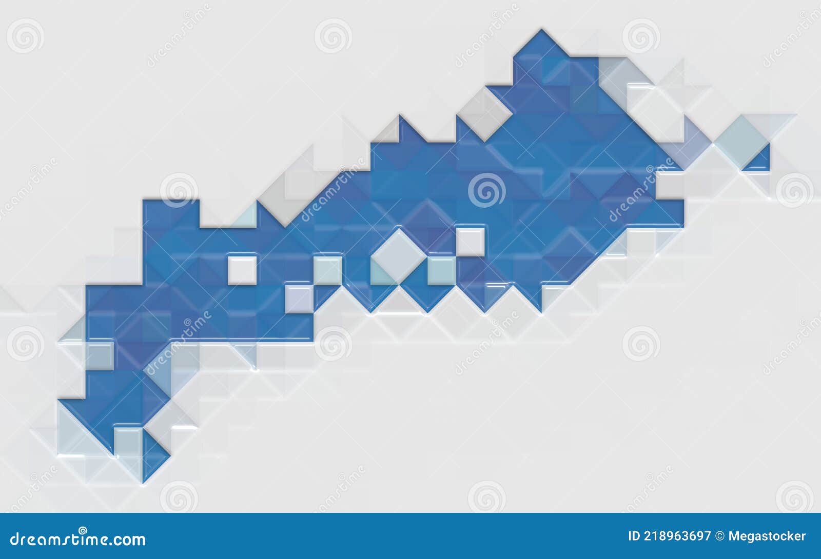 Glossy Tiles Color Abstract Background Stock Illustration