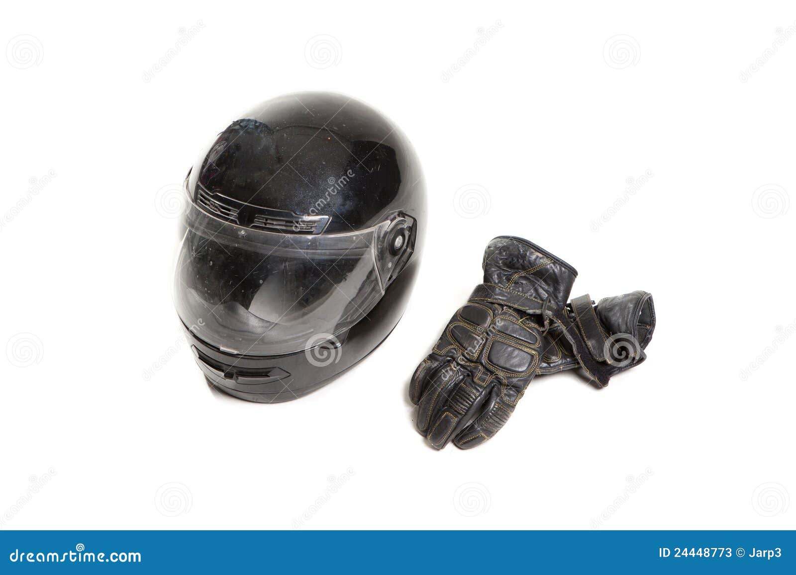Glove and helmet stock image. Image of safety, protection 24448773