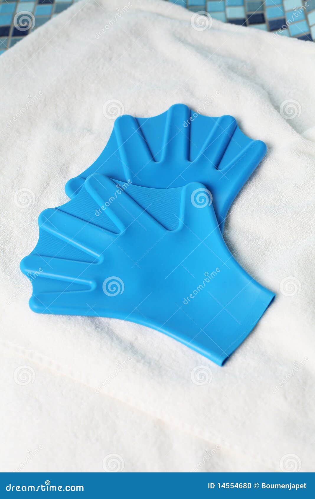 Gloves for aqua aerobics stock photo. Image of equipment 14554680