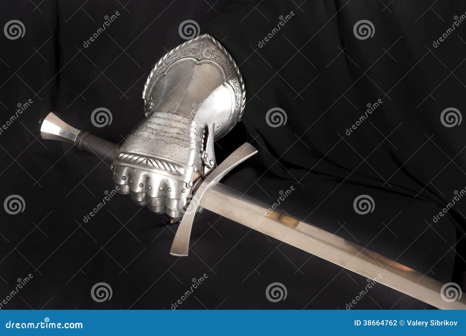 Gloves knight stock photo. Image of armor, military, arms 38664762