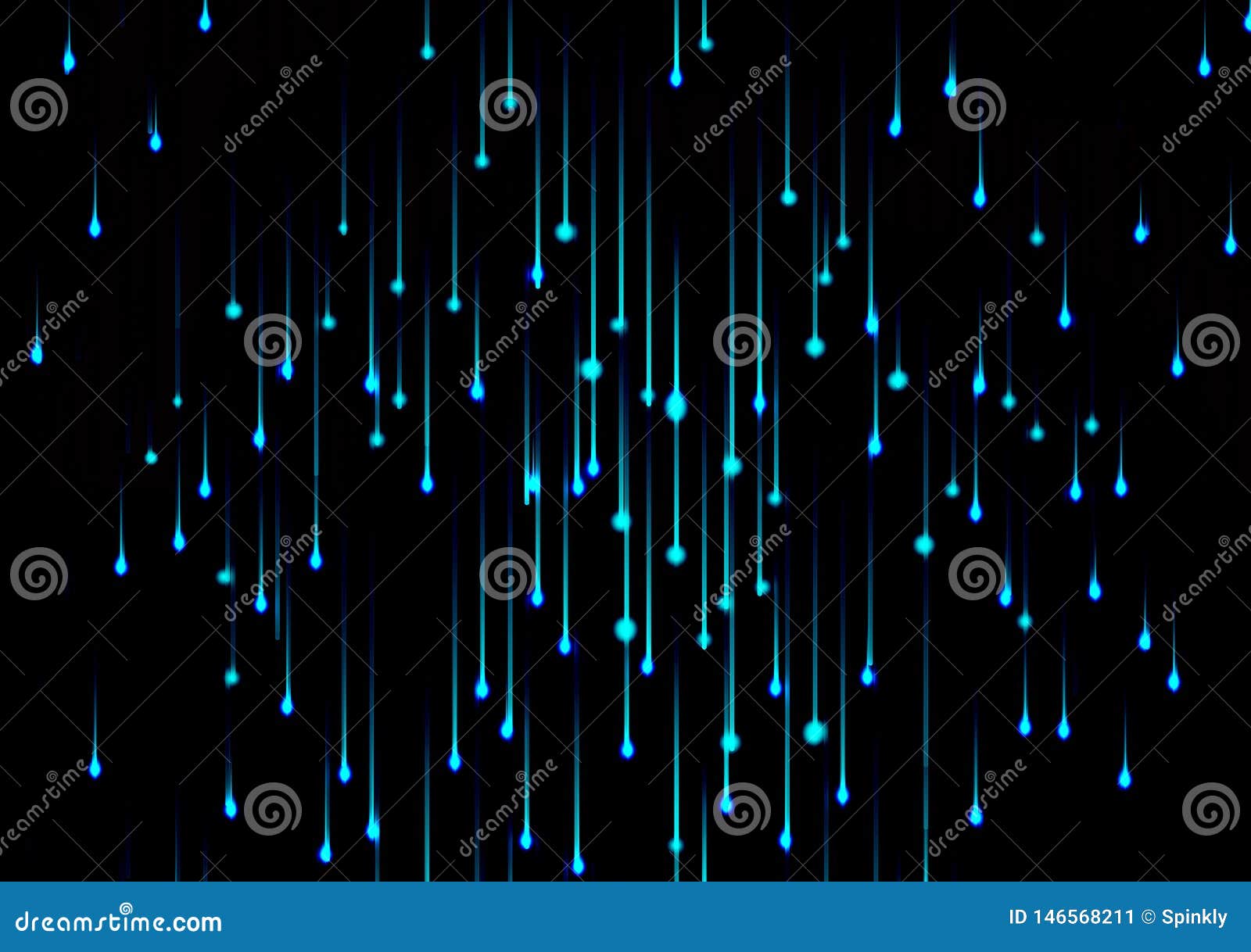 Glow Light Dripping on Black Background Stock Illustration - Illustration  of textured, design: 146568211