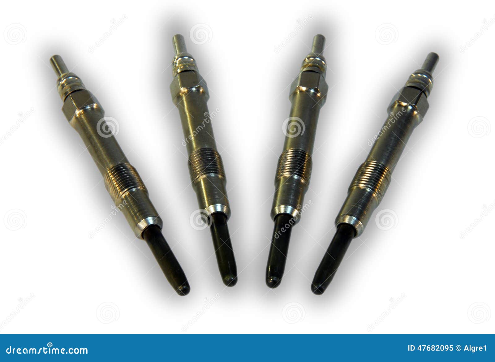 Glow plugs stock image. Image of heating, diesel, line 47682095