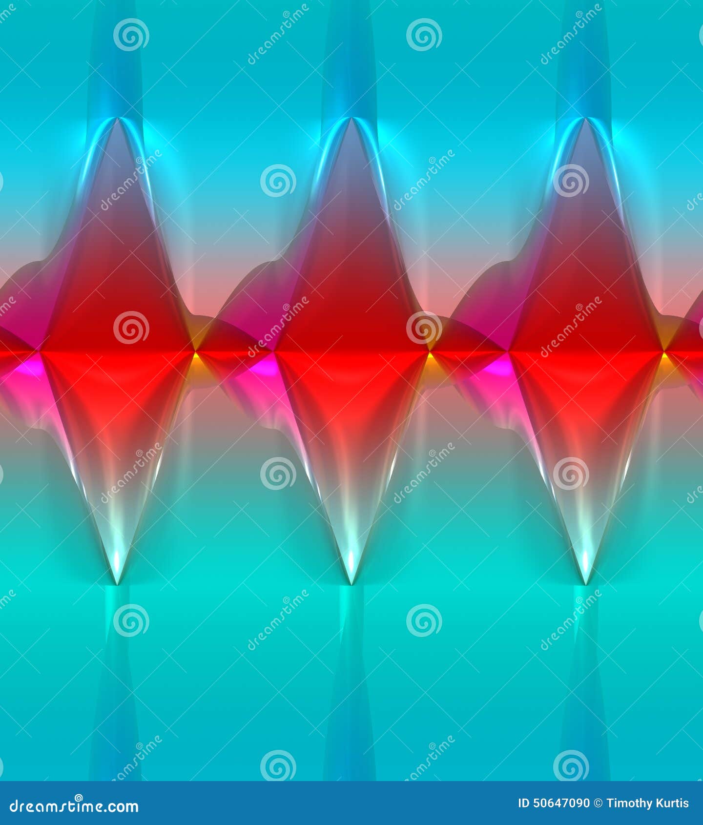 Glowing Abstract Background in Red, White and Blue. Stock Illustration