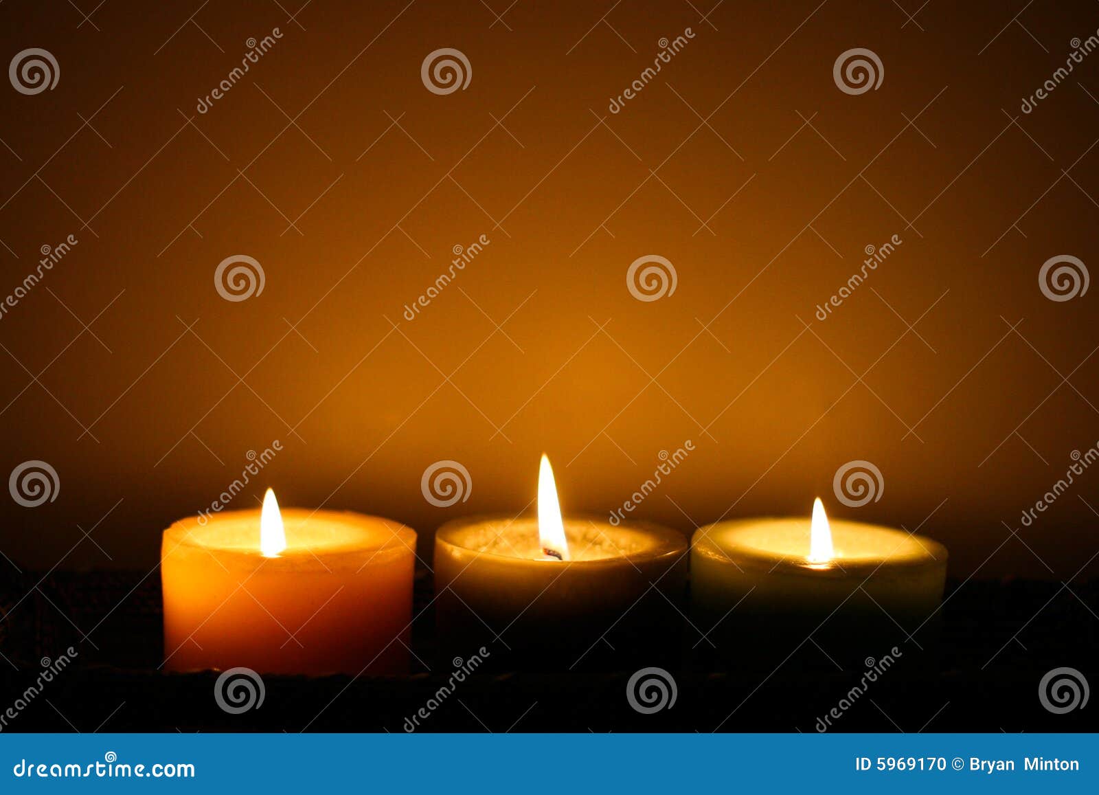 Glowing Candles stock photo. Image of heat, entertainment 5969170