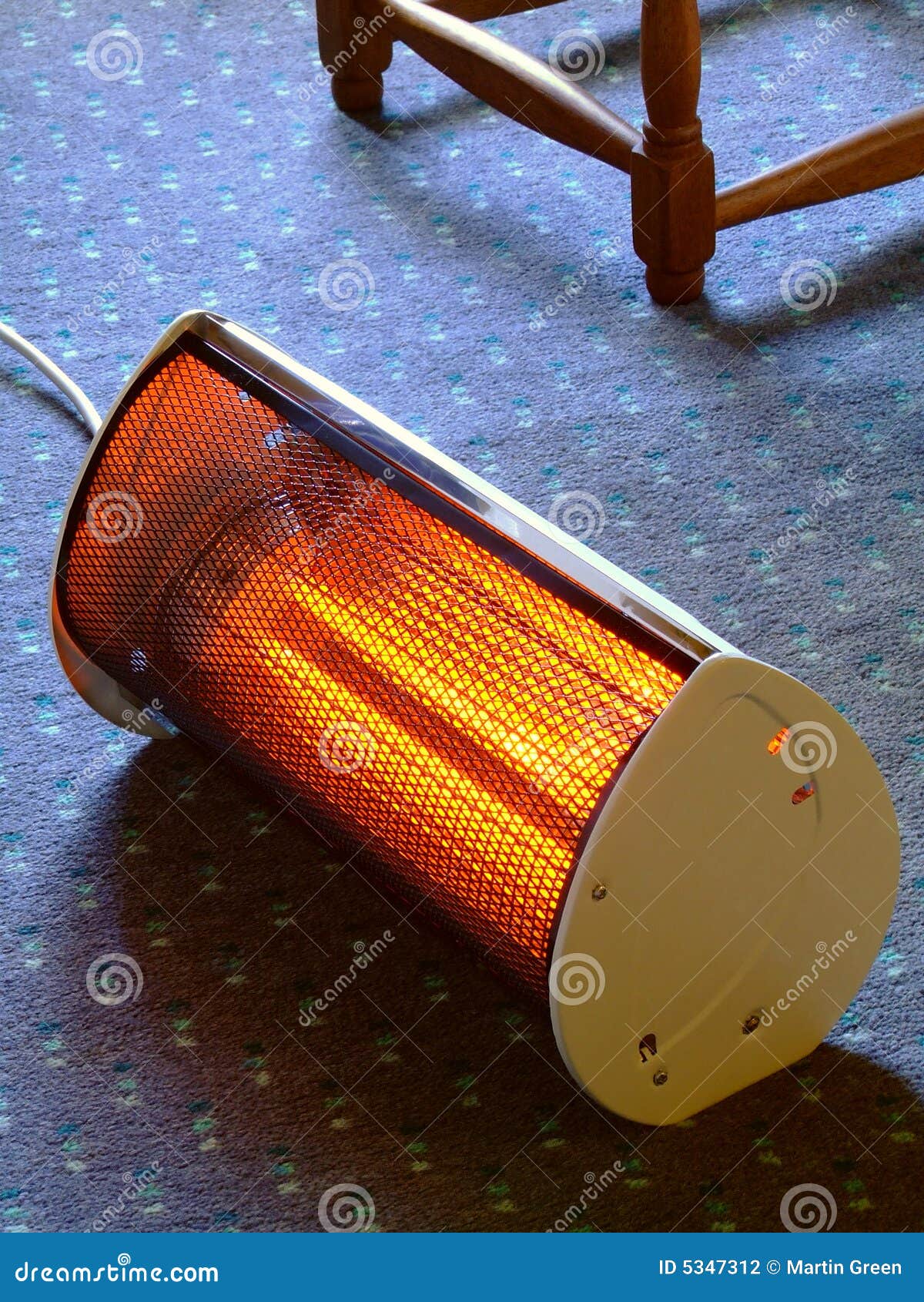 Glowing Electric Heater Stock Photography Image 5347312