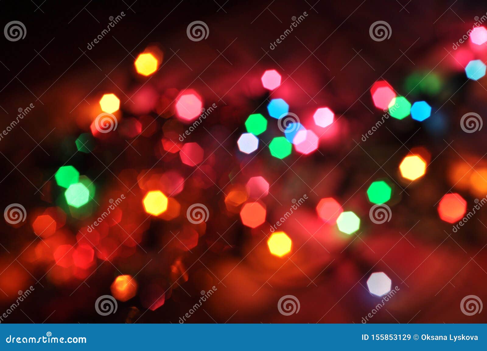 Glowing and Festive Colored Light Circles Created from in Camera and ...