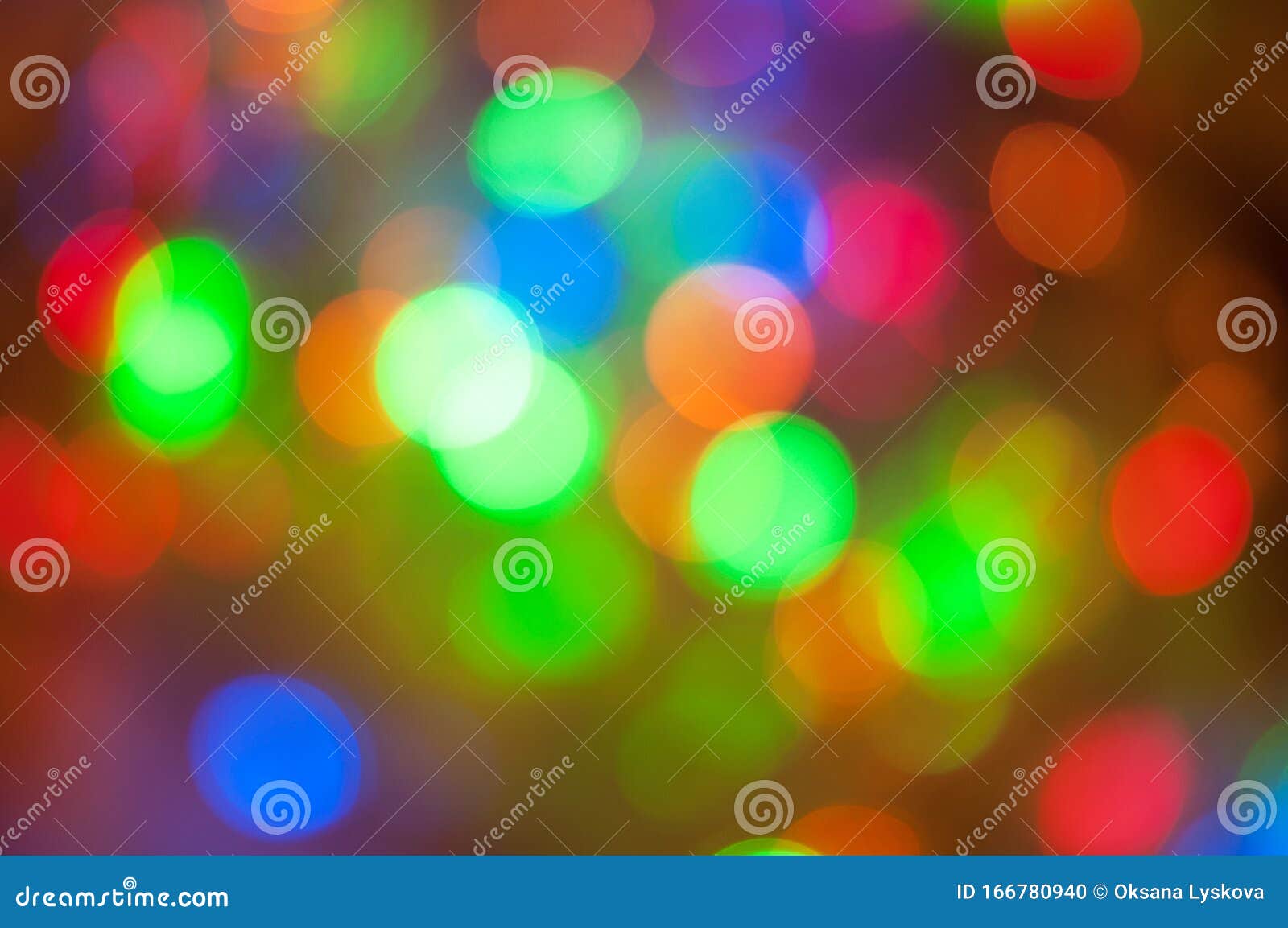 Glowing and Festive Colored Light Circles Created from in Camera and ...