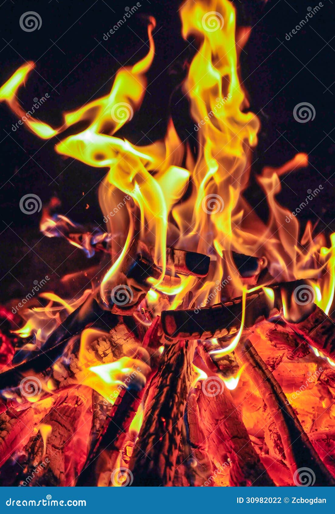 Glowing fire stock photo. Image of closeup, burn, energy 30982022