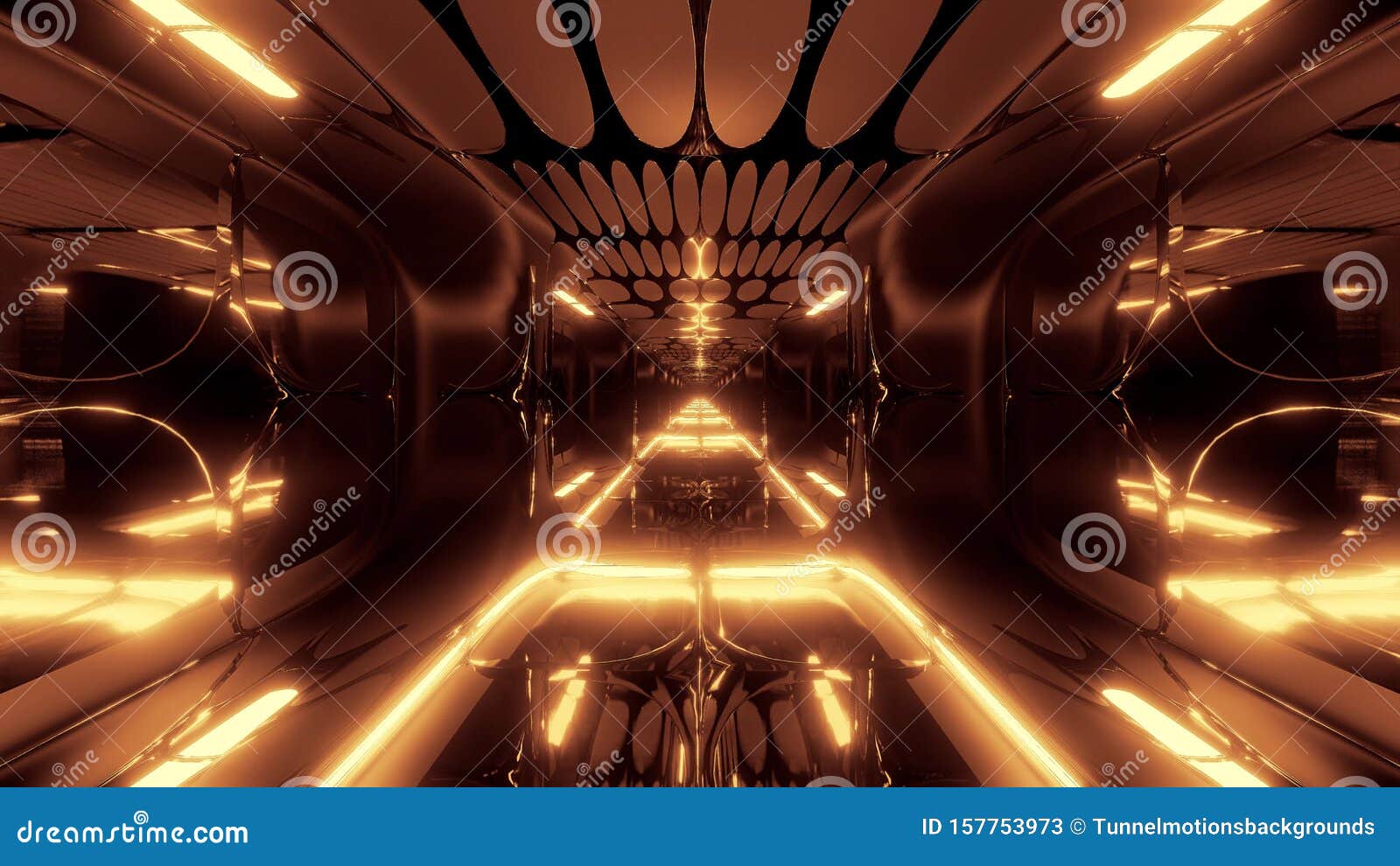 Glowing Futuristic Horror Sci-fi Temple with Nice Reflection 3d  Illustration Wallpaper Background Design Stock Illustration - Illustration  of horror, endless: 157753973