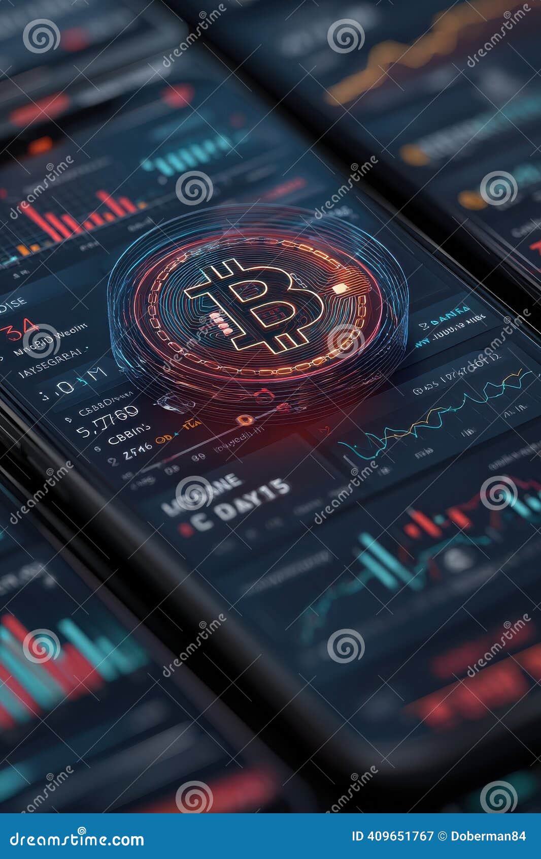 Future Cryptocurrency Concept Bitcoin Symbol Displayed Stock Photos - Free  & Royalty-Free Stock Photos from Dreamstime