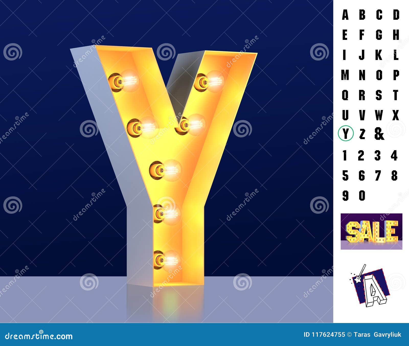 Glowing letter Y stock illustration. Illustration of lettering - 117624755