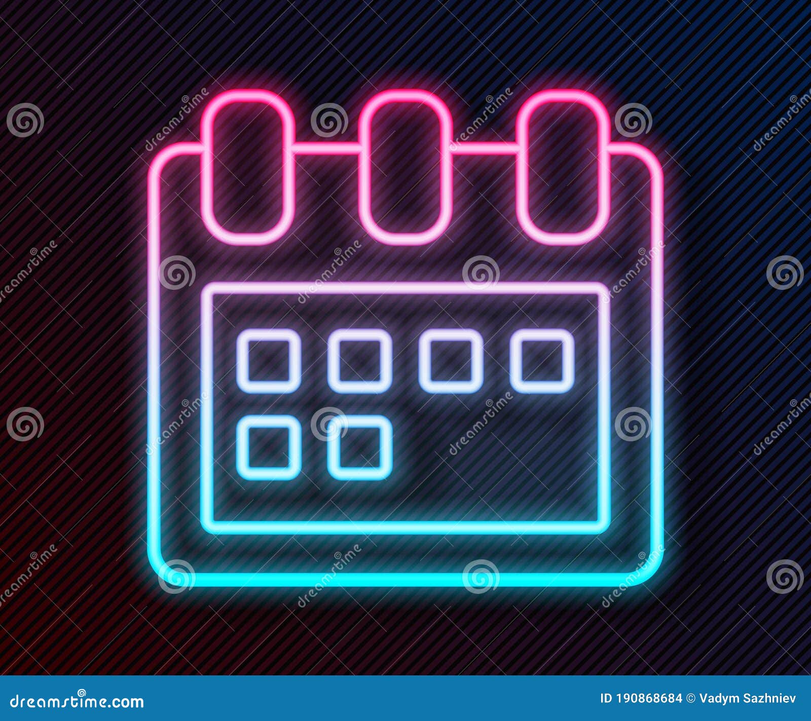 wallpapers Dark Blue Calendar Icon Aesthetic dreamstime com