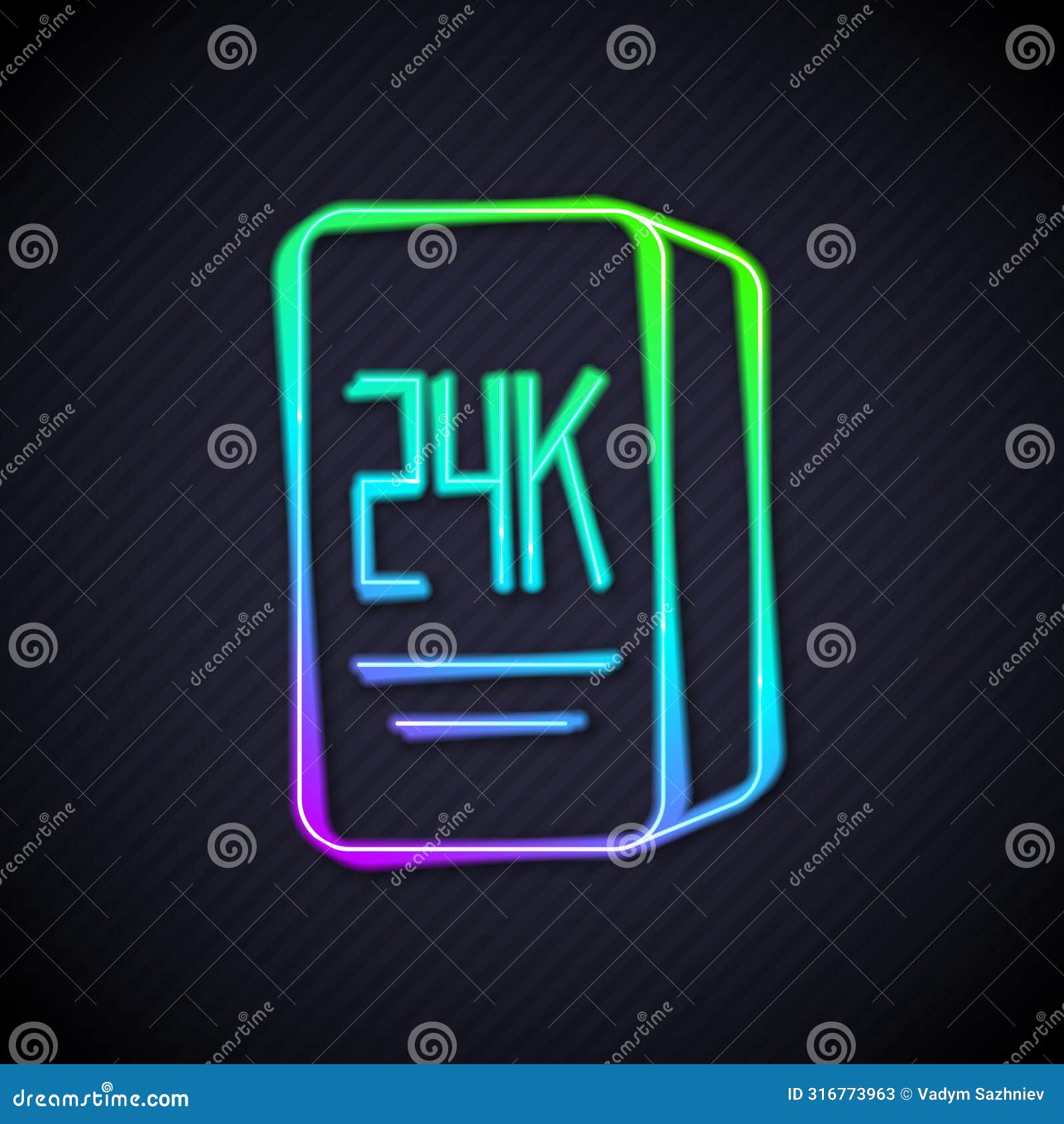 glowing neon line gold bars 24k icon  on black background. banking business concept. 