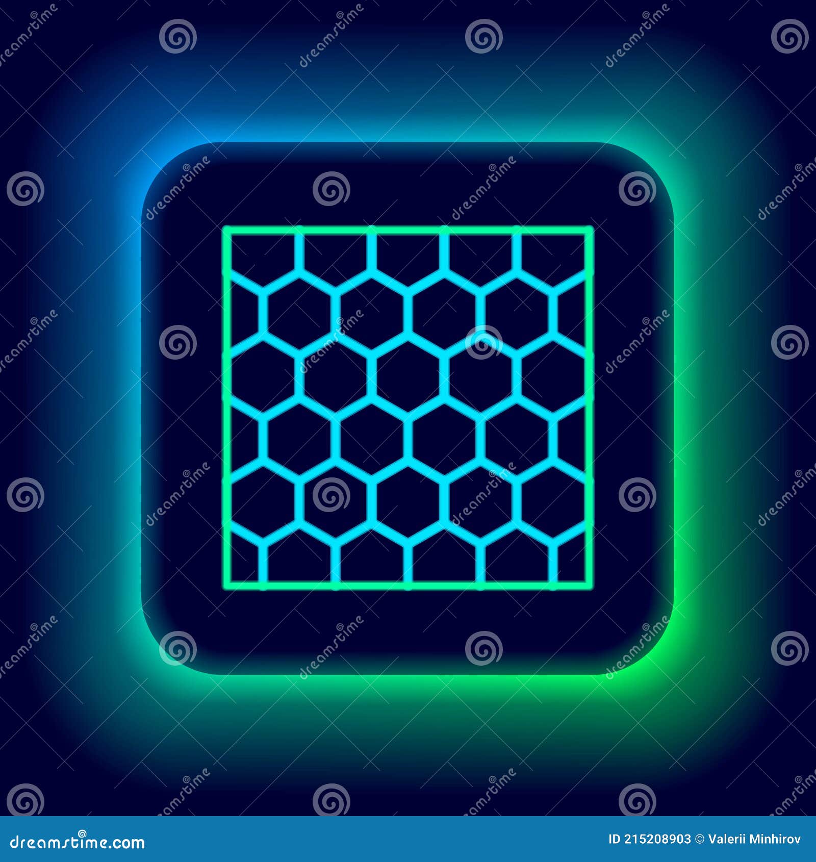 opera neon honeycomb icon opera neon honeycomb icon