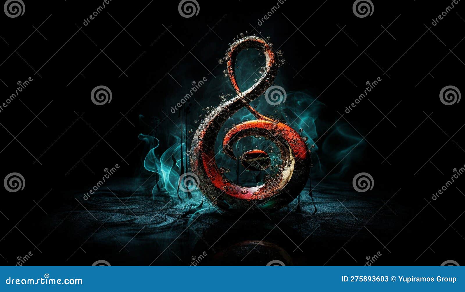 Glowing Snake in Wet Inferno of Fire Generated by AI Stock Illustration ...