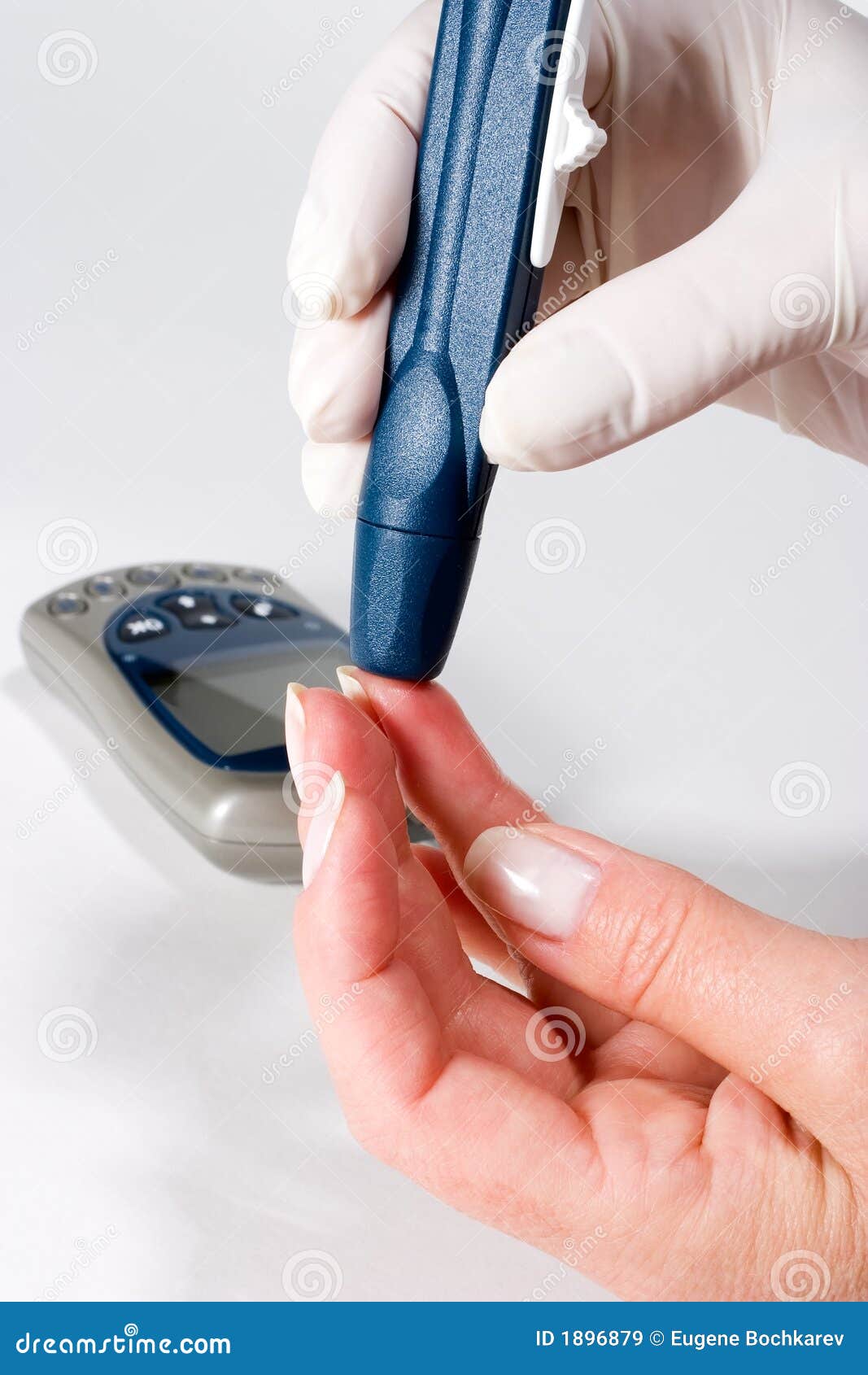 Glucose level blood test stock image. Image of fingers 1896879