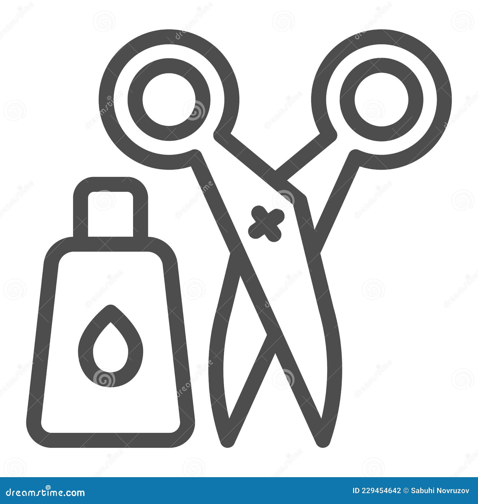 Scissors cut school supply icon Royalty Free Vector Image