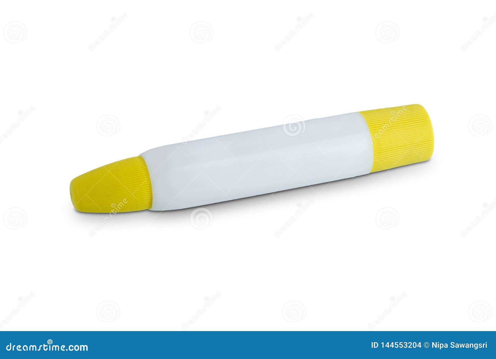 Glue Stick Isolated on White Background Stock Photo Image of plastic