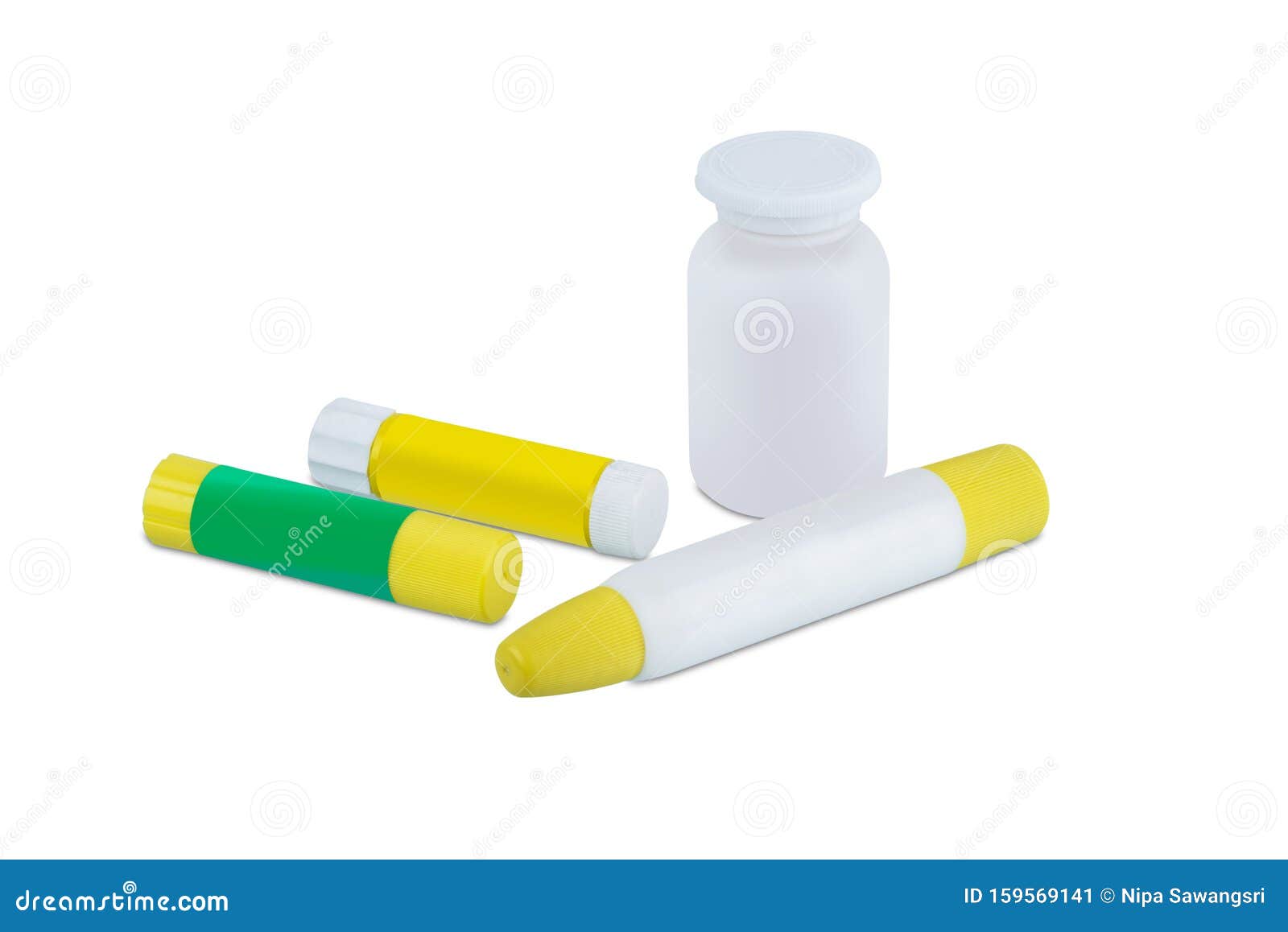 Glue Stick Isolated on White Background Stock Image Image of