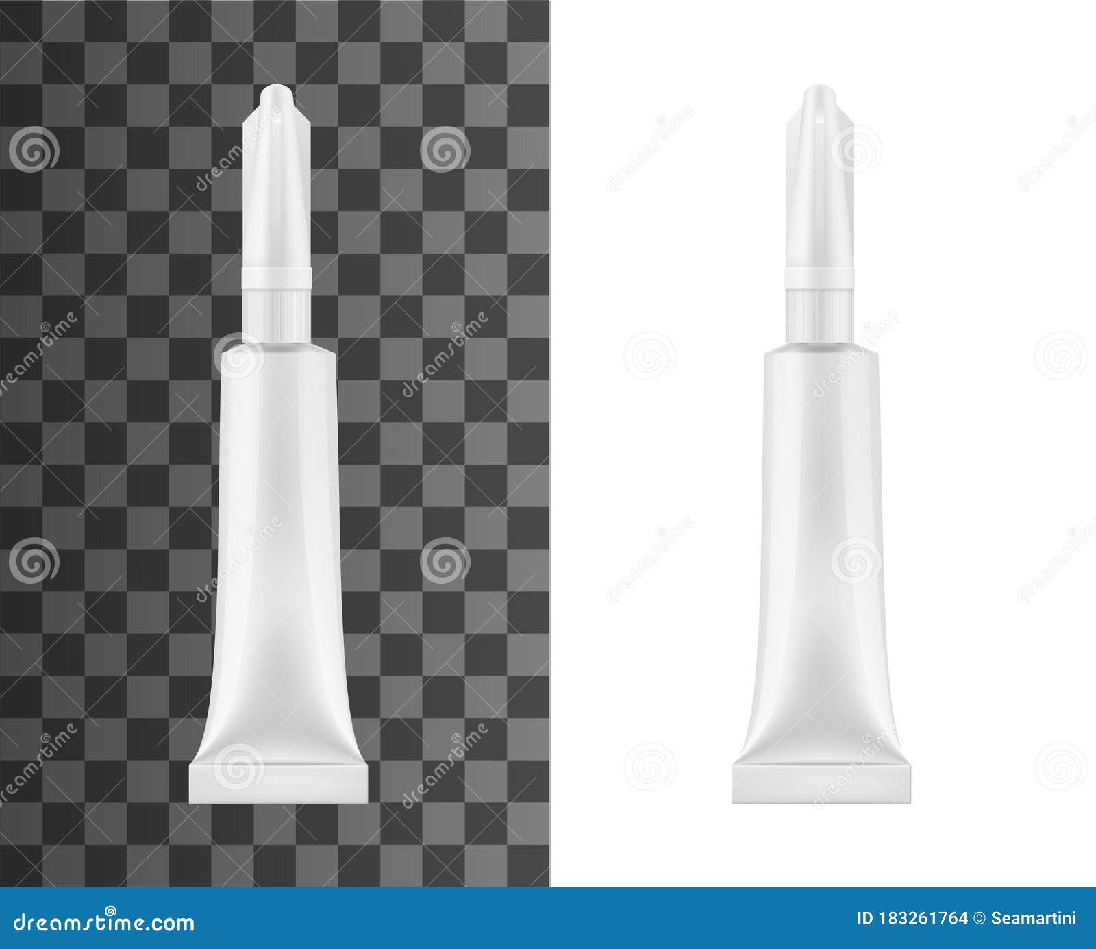 Download Glue Tube Mockup, Isolated Vector Object Stock Vector ...