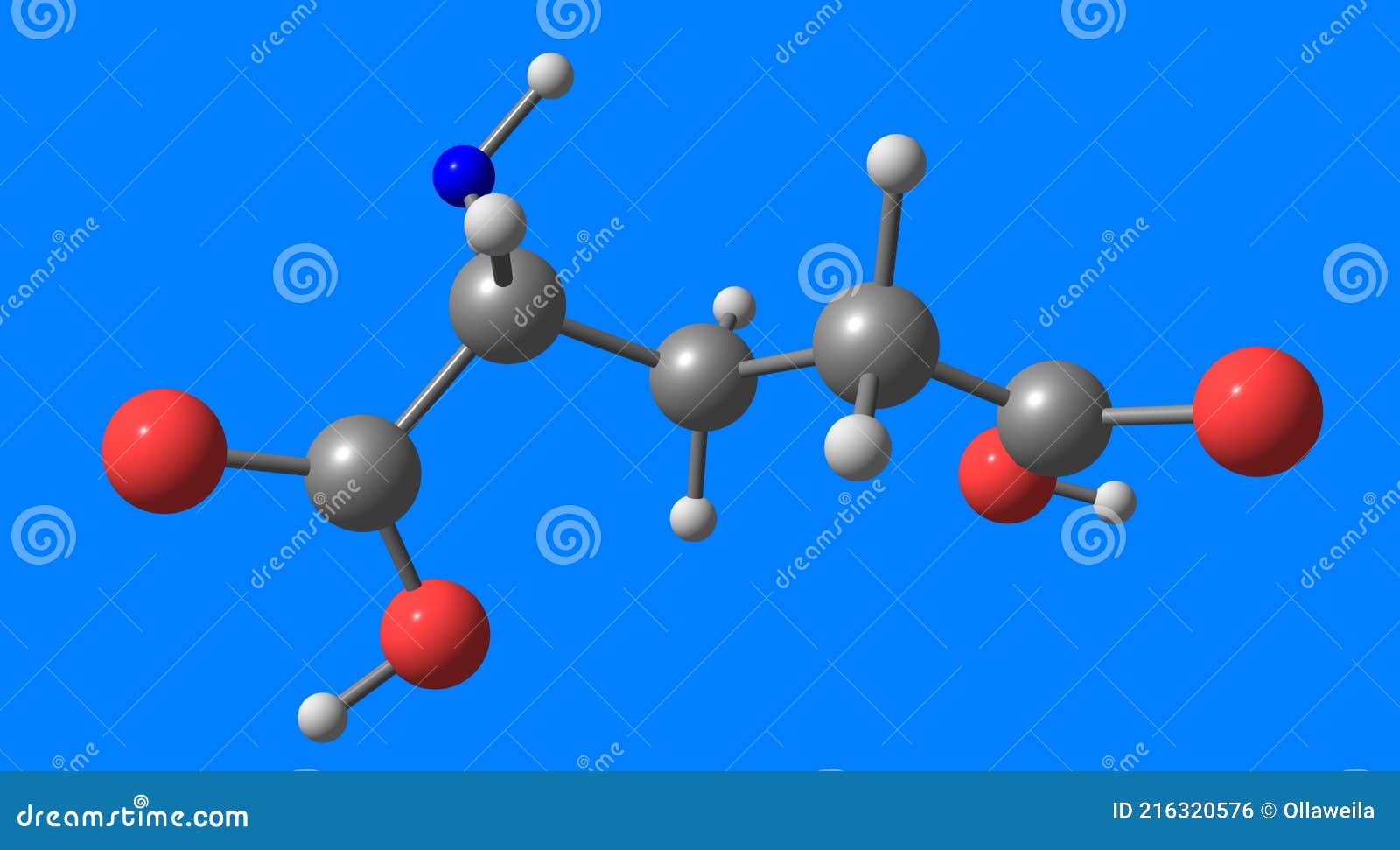 Glutamic Acid Molecular Structure Isolated on Blue Stock Illustration - Illustration of atom, carbon: 216320576 Glutamic Acid Molecular Structure Isolated on Blue Stock Illustration - Illustration of atom, carbon: 216320576