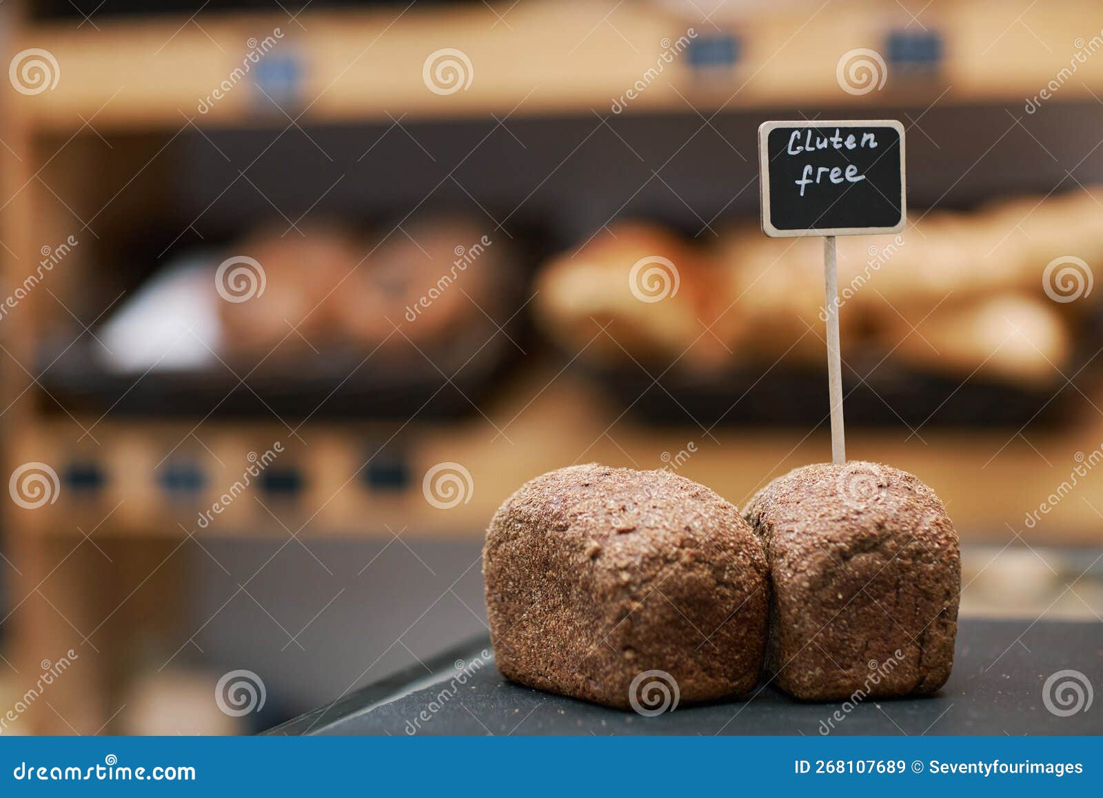 Gluten Free Bread in Supermarket Stock Image Image of organic