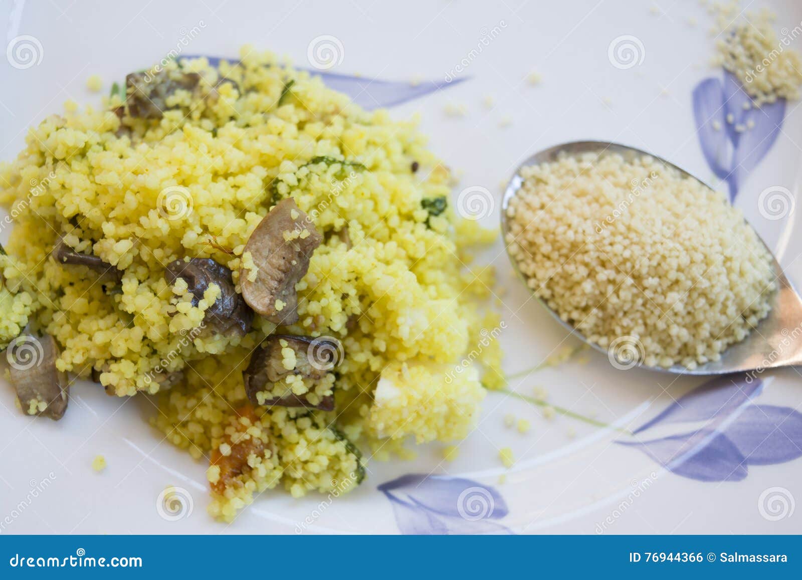 Gluten free couscous salad stock photo. Image of semolina 76944366