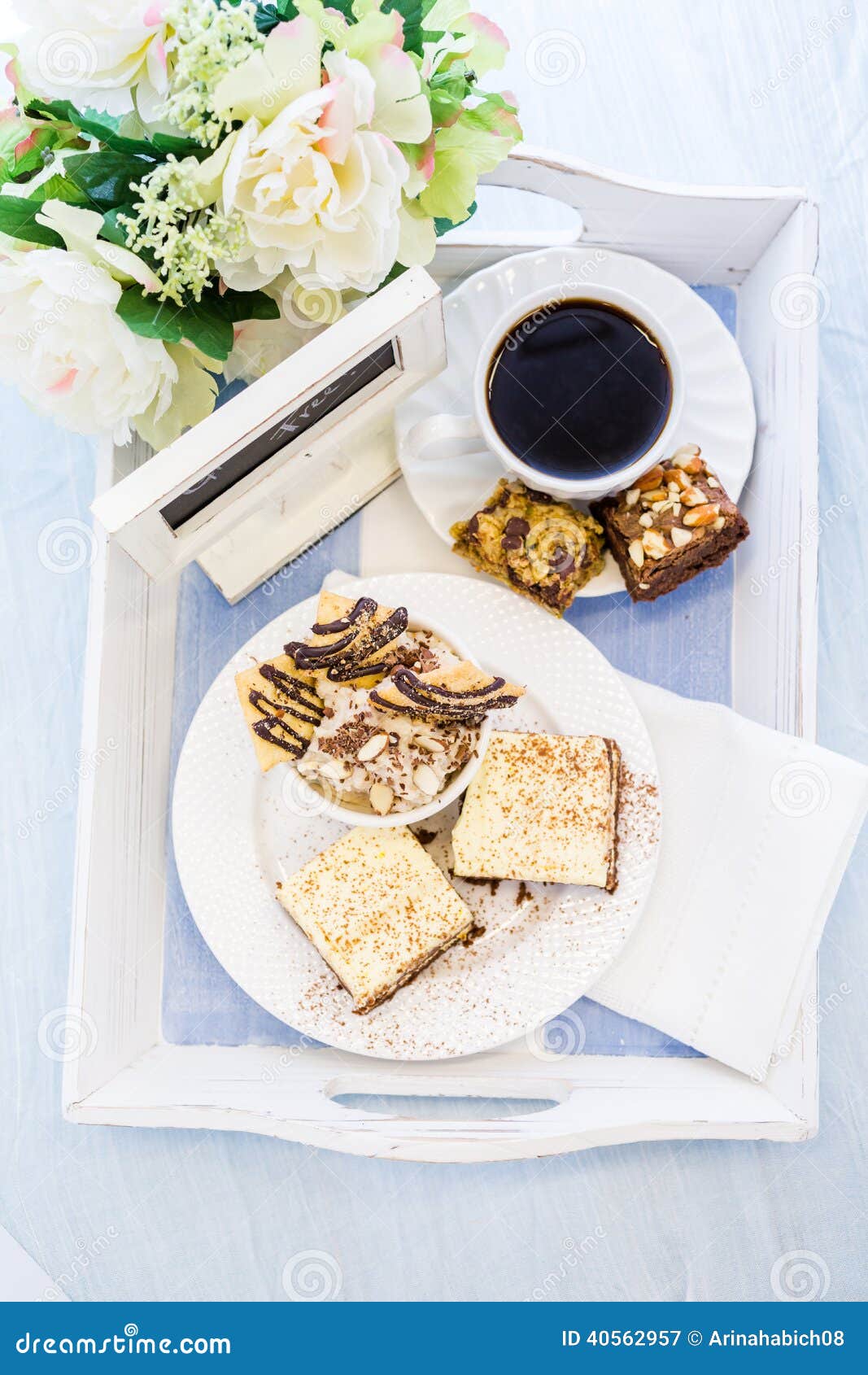 Gluten free dessert stock image. Image of coffee, italian - 40562957