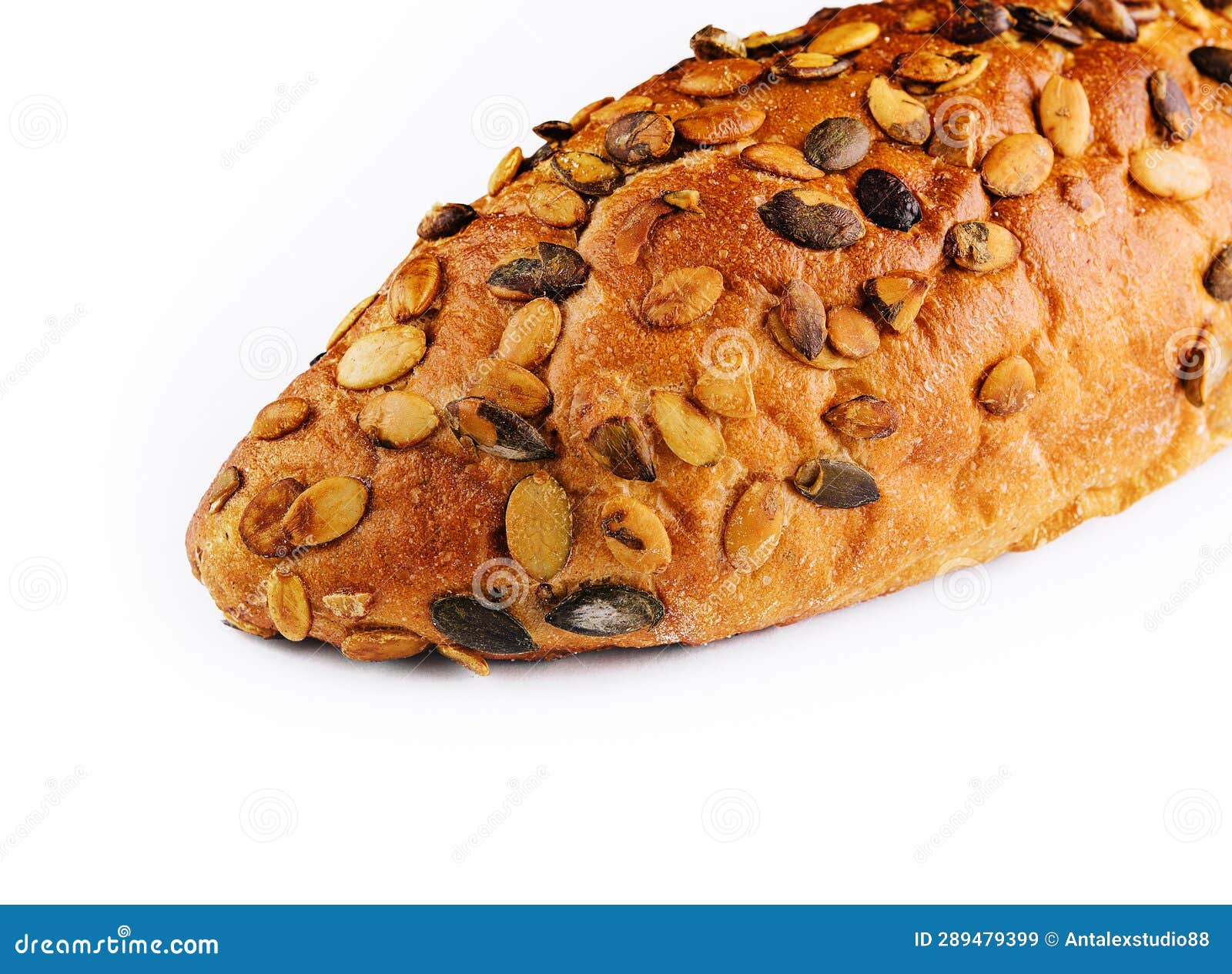 Gluten Free Multi Seed Bread with Linseed Isolated Stock Image Image