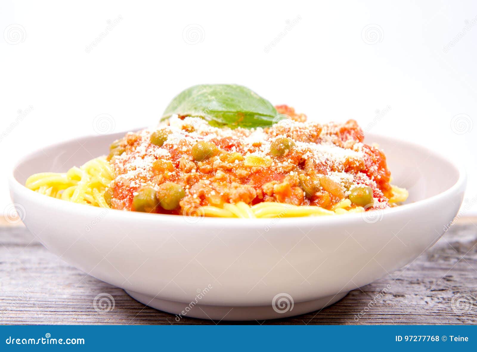 Spaghetti bolognese stock photo. Image of corn, bolognese 97277768