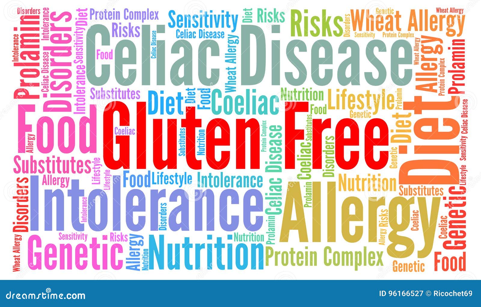 Gluten free word cloud stock illustration. Illustration of nutrition