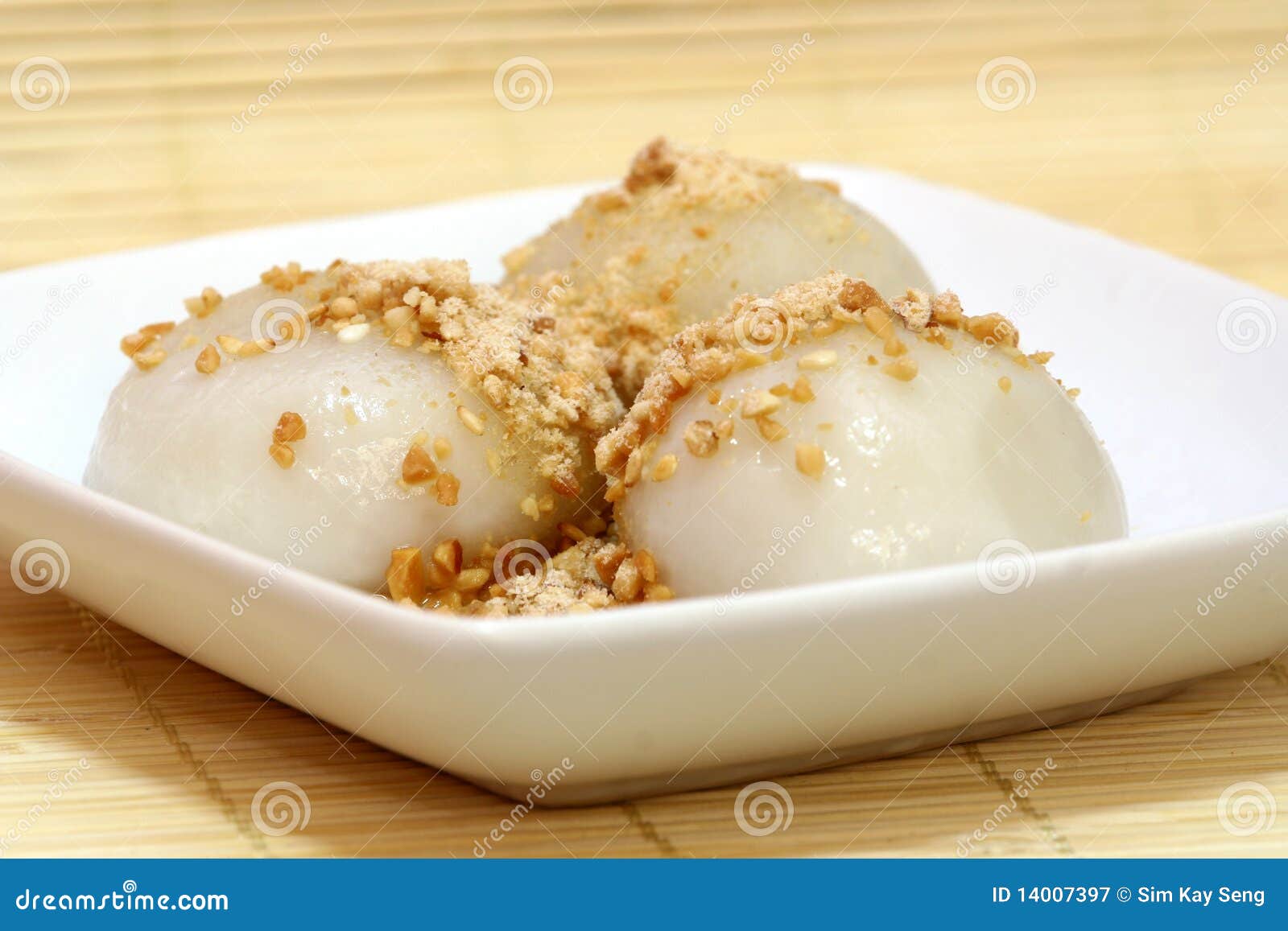 Glutinous Rice Ball stock image. Image of white, ball 14007397