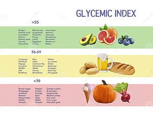 Glycemic Index Chart For Common Foods Illustration Stock Illustration Illustration Of Dieting Glycemic Index Chart For Common Foods Illustration Stock Illustration Illustration Of Dieting
