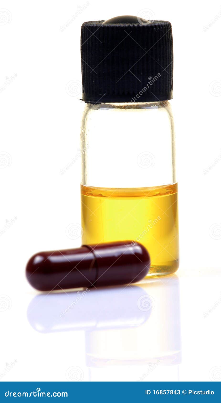 Glycerin Liquid and Capsule Stock Image Image of prevention, cure