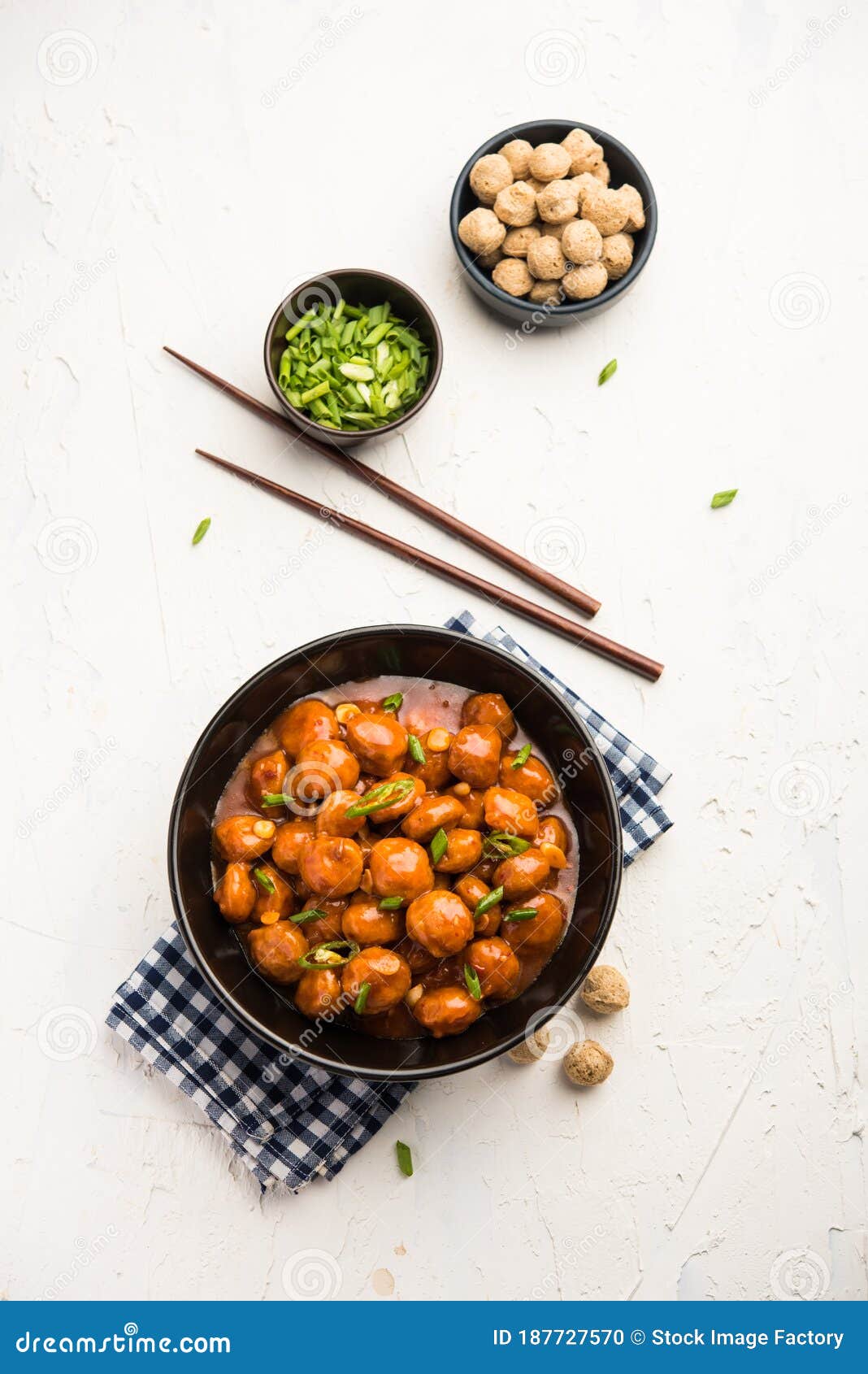 Soya Chunks Manchurian Dry