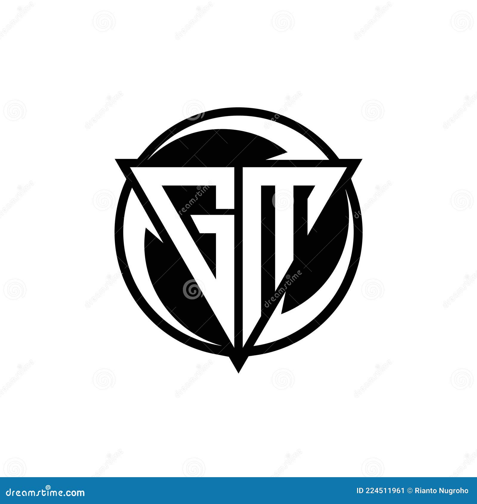 GM Logo Monogram Design Template Stock Vector - Illustration of lowercase,  monogram: 224511961