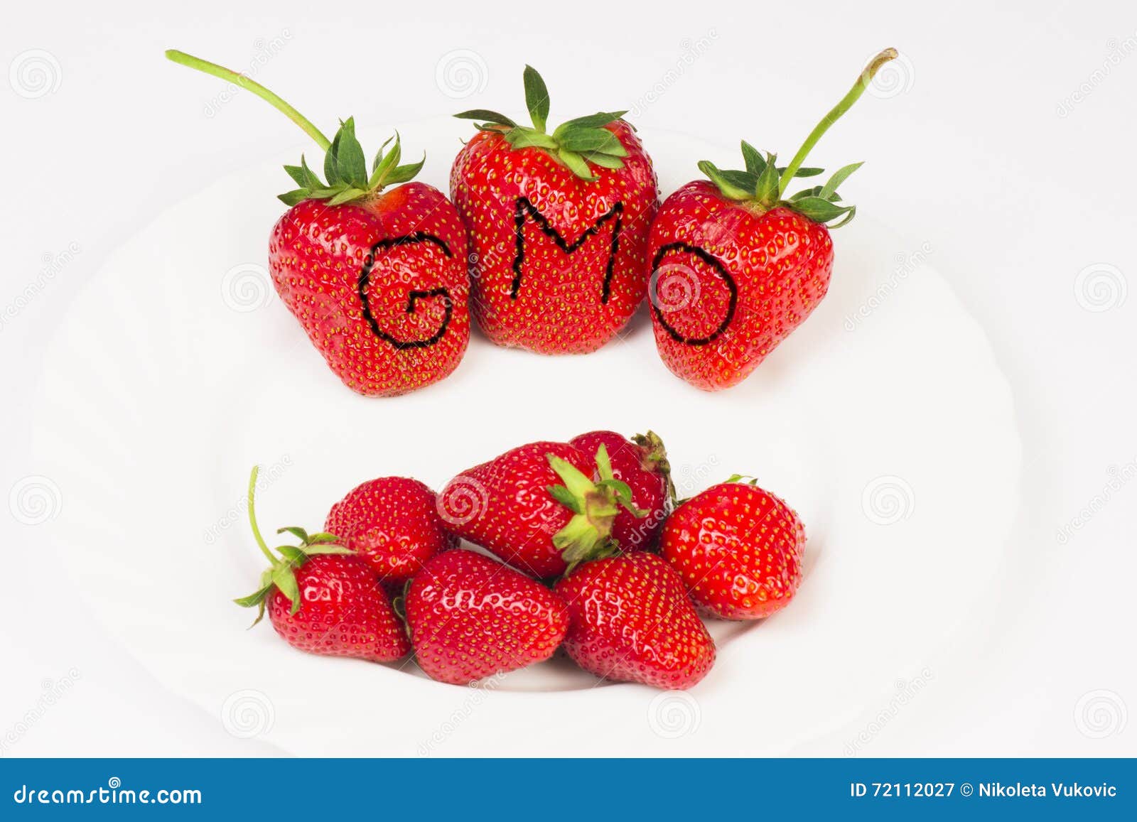 Modified Strawberries RoyaltyFree Stock Image