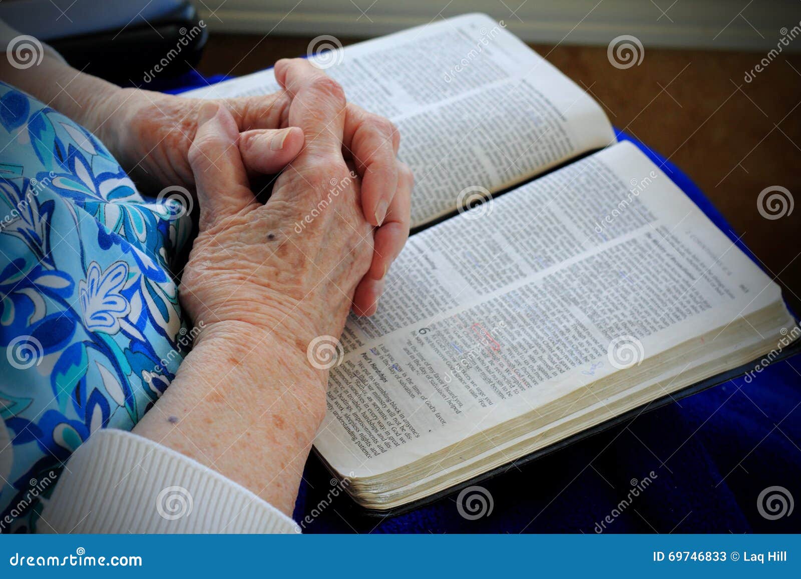 gnarly saintly hands on bible