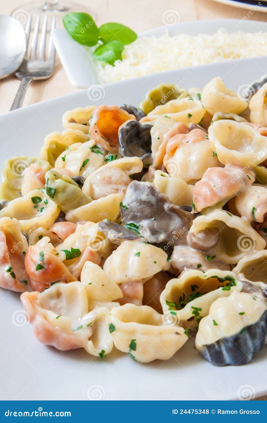 Gnocchi pasta stock photo. Image of pork, bowl, dumplings 24475348